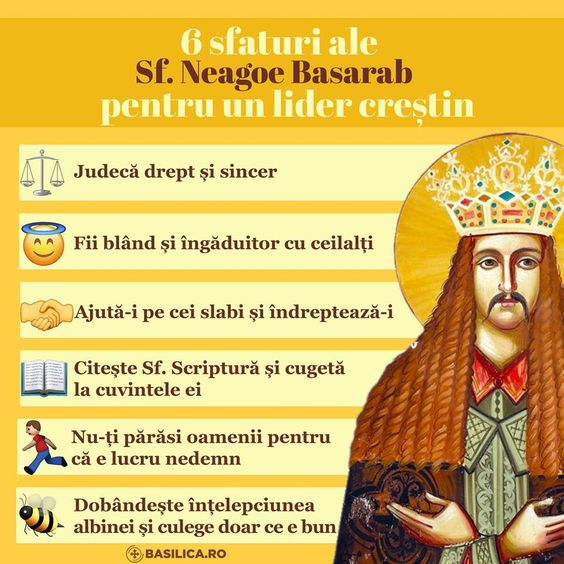 Sf. Voievod Neagoe Basarab - model de conducător! Cei de acum să ia aminte! / Video