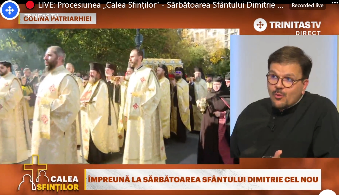 Sărbătoarea Sf. Dimitrie cel Nou - procesiune pe străzile Capitalei. De ce este considerat Ocrotitorul Bucureștiului - Video