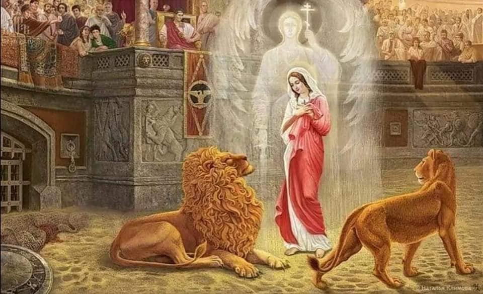 Sf. Tatiana diaconița (12 Ianuarie) și leul