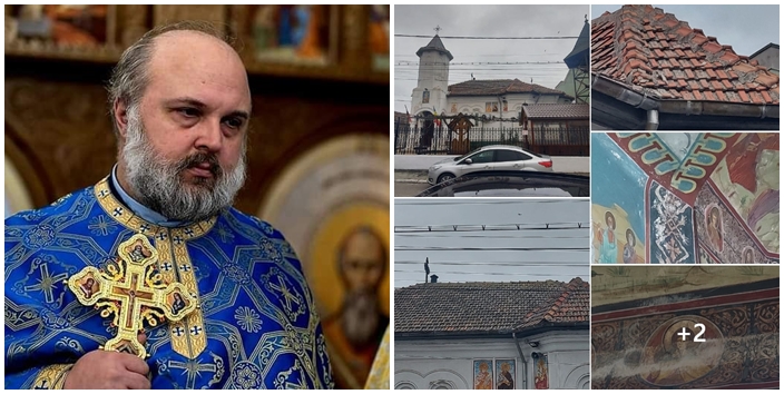 Să ajutăm la reabilitarea acoperișului Bisericii Sf. Nicolae, unde slujește pr. Ioan Istrati: Țigla e foarte degradată. Parcă e o casă părăsită. Ne-a stricat pictura/Cont în articol