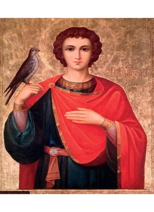 1 februarie - Sf. Trifon. De ce apare în unele icoane rusești cu un șoim pe braț