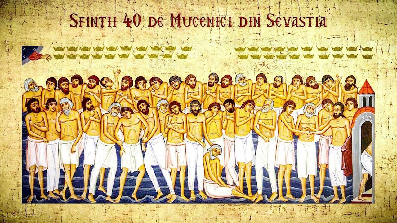 Sfinții 40 de Mucenici din Sevastia - 9 martie. Care au fost numele lor - Video