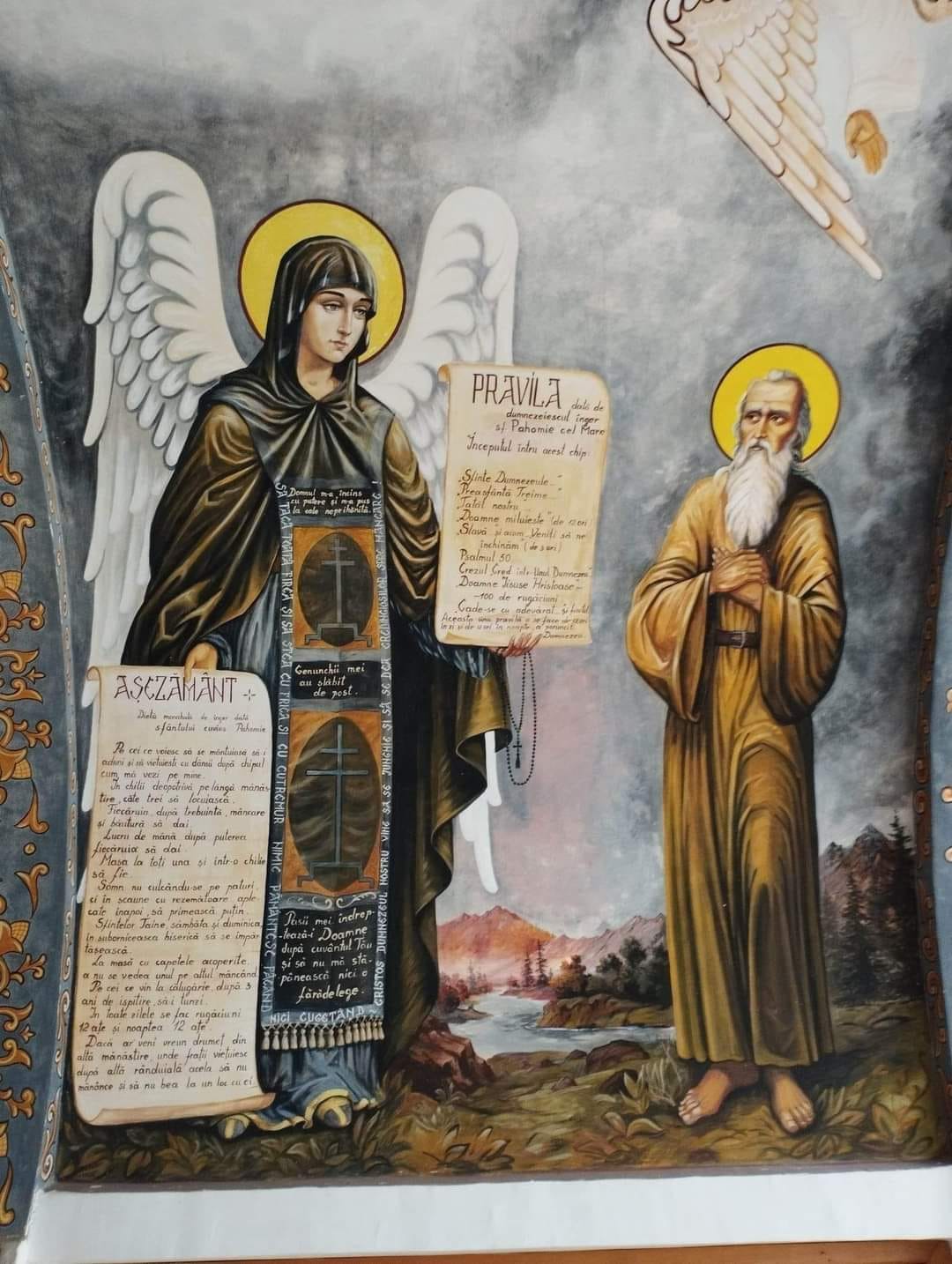 Ce i-a arătat pe o tablă un înger îmbrăcat în schimonah Sfântului Pahomie cel Mare (15 mai)