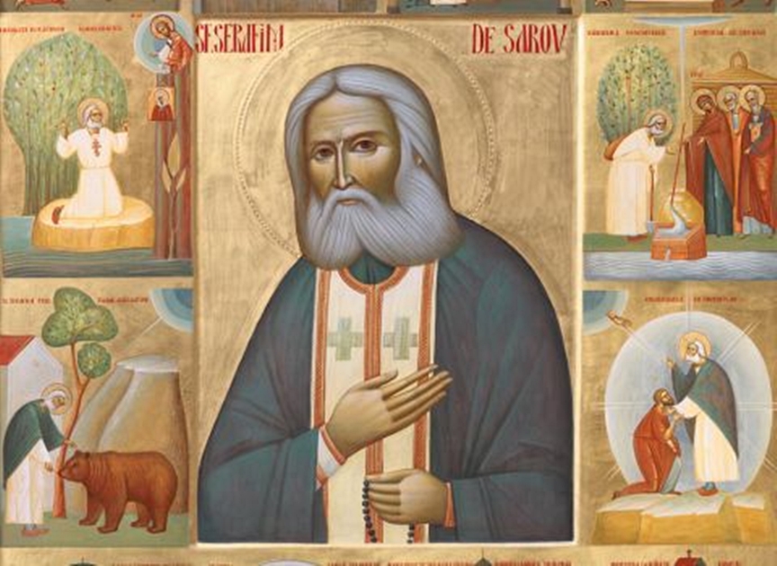 Îndemnurile Sf. Serafim de Sarov: Sculându-se din somn, orice creştin să se îngrădească de îndată cu semnul Sfintei Cruci...