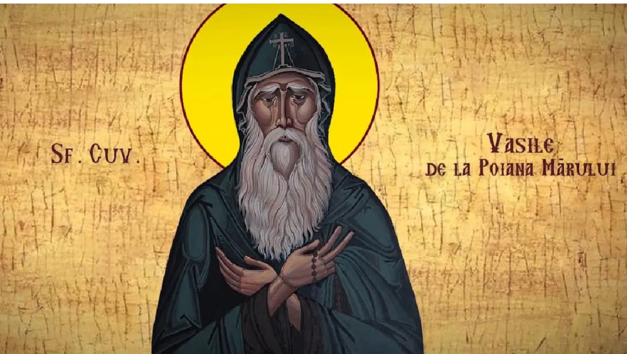 Sf. Cuv. Vasile de la Poiana Mărului - 25 aprilie sărbătoare în calendarul creștin ortodox