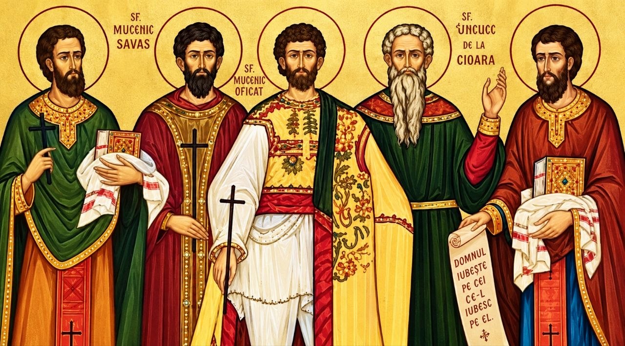 Sf. Mărturisitori Ardeleni (Visarion Sarai, Sofronie și Oprea Miclaus și pr. Ioan din Galeș și Moise Măcinic din Sibiel) modele de statornicie în credința ortodoxă în fața ereziei uniate
